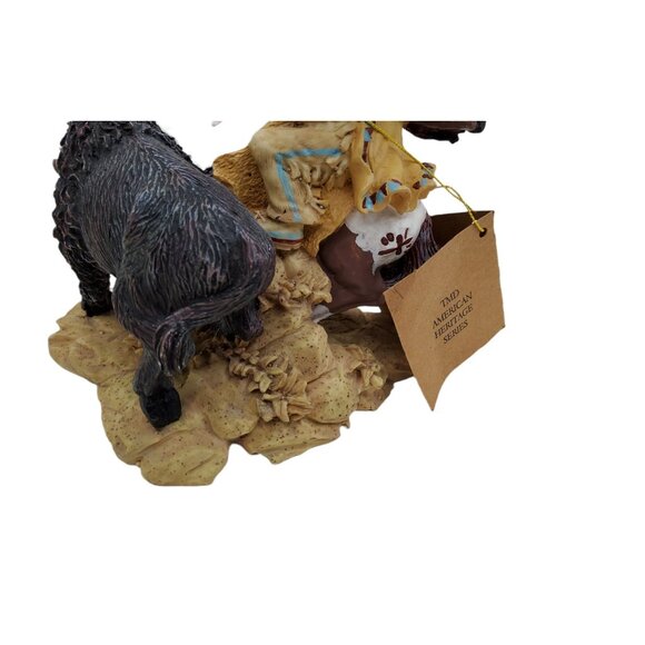 vintage 1980s TMD american heritage series limited edition native american hunt - Picture 8 of 10